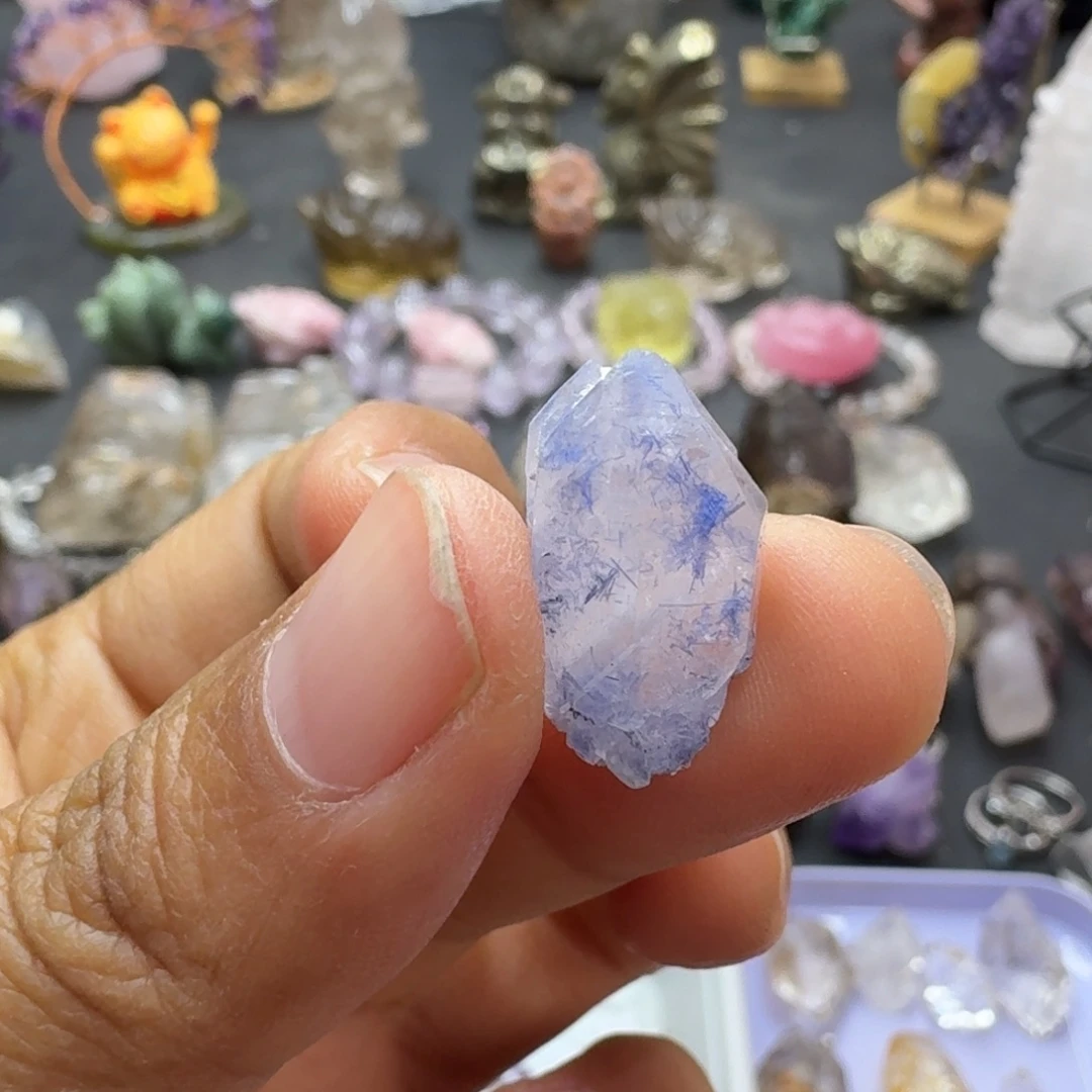 石材蓝发发发原石小可爱