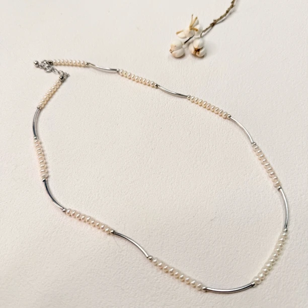 【六六中古】孤品优雅淡水珍珠项链te0042链长43-46