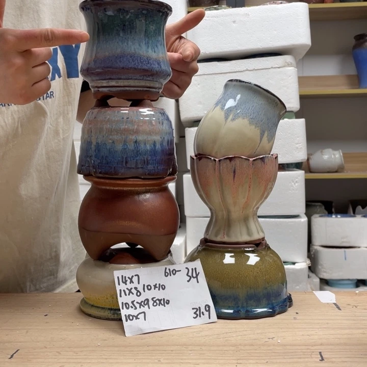 紫砂花盆多肉花盆微瑕34