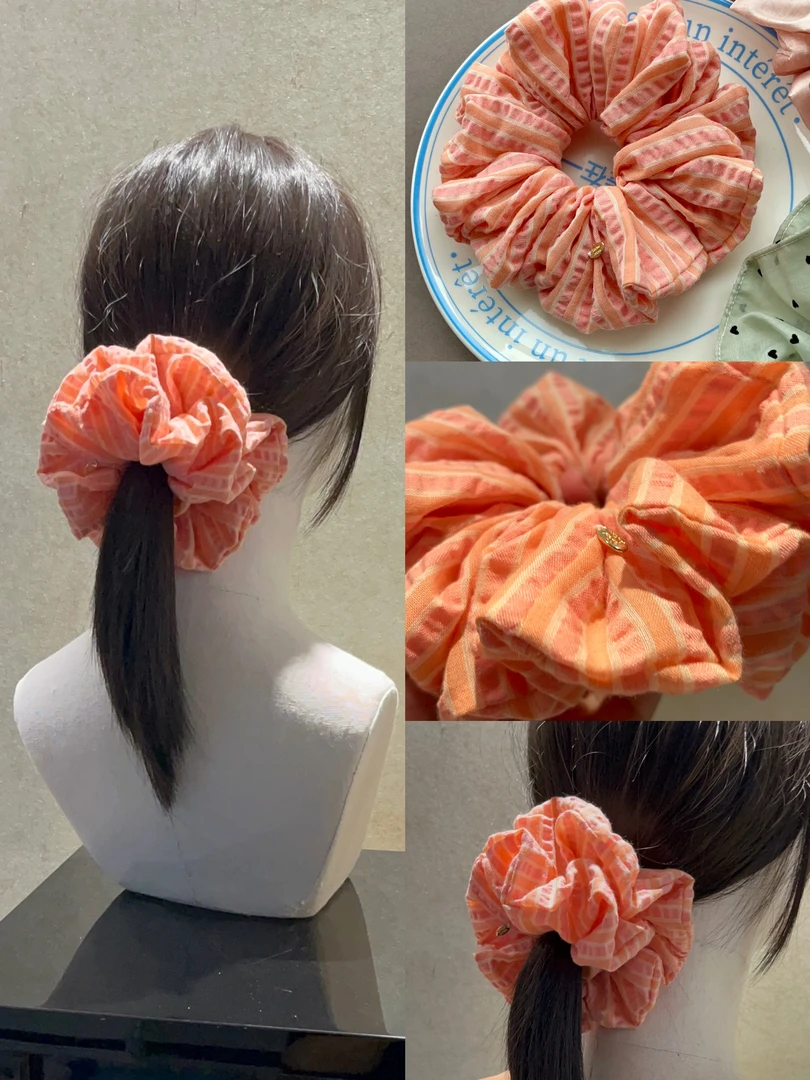 女甜美发圈发绳头绳韩版发圈大肠发圈皮筋女孩简约超仙