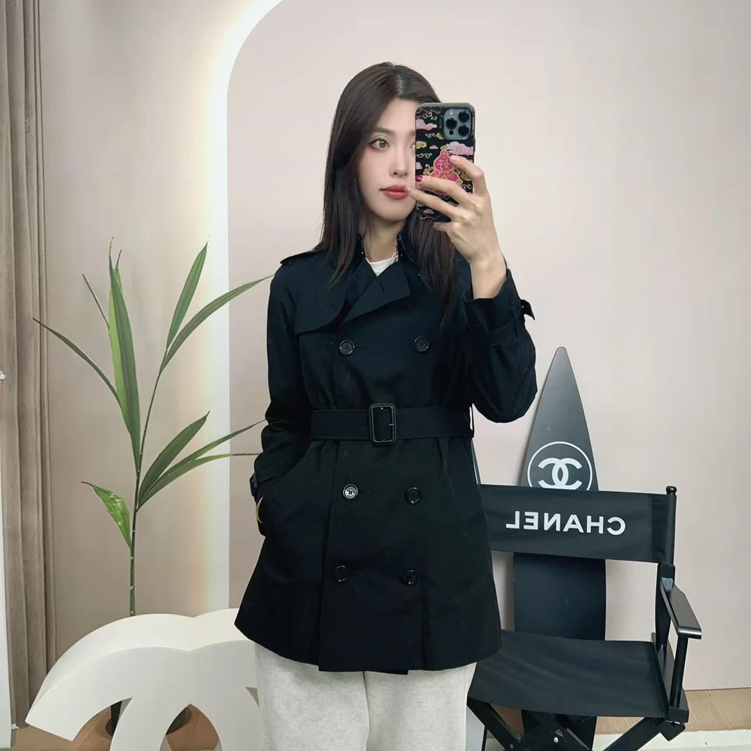 95新 BURBERRY/博柏利 麦殿/涤纶风衣165码/241119SCT6Z02