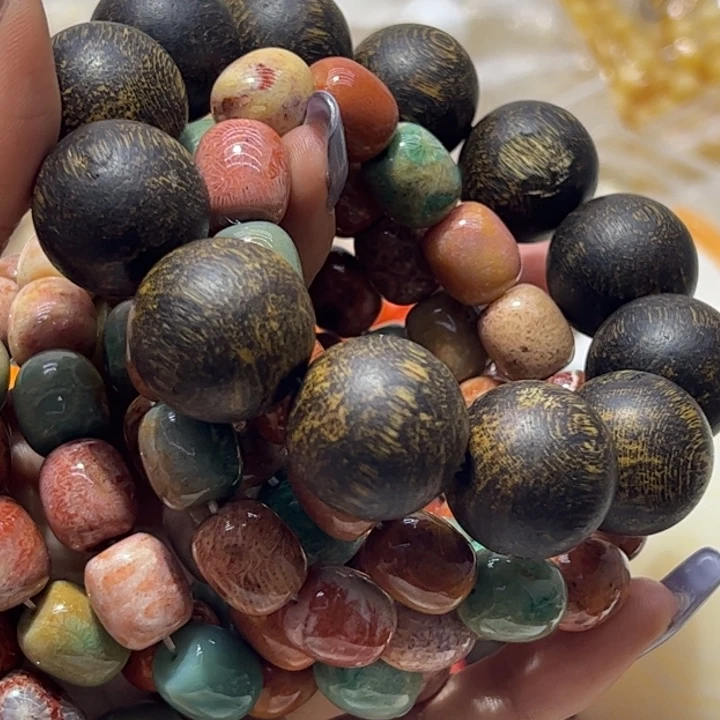 核桃手串/手链1.2老邢多宝姑娘玉