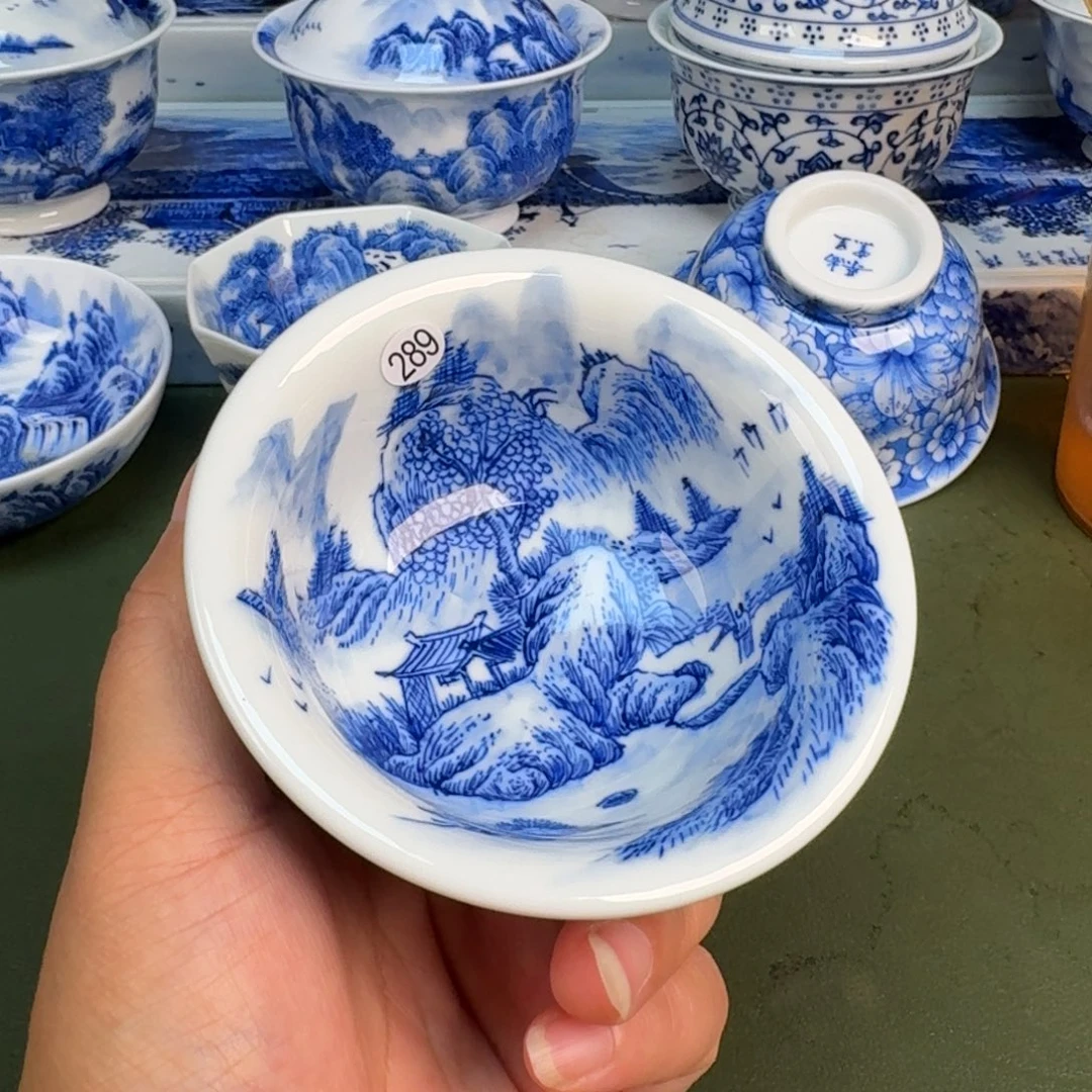 景德镇纯手绘茶具圆圆289