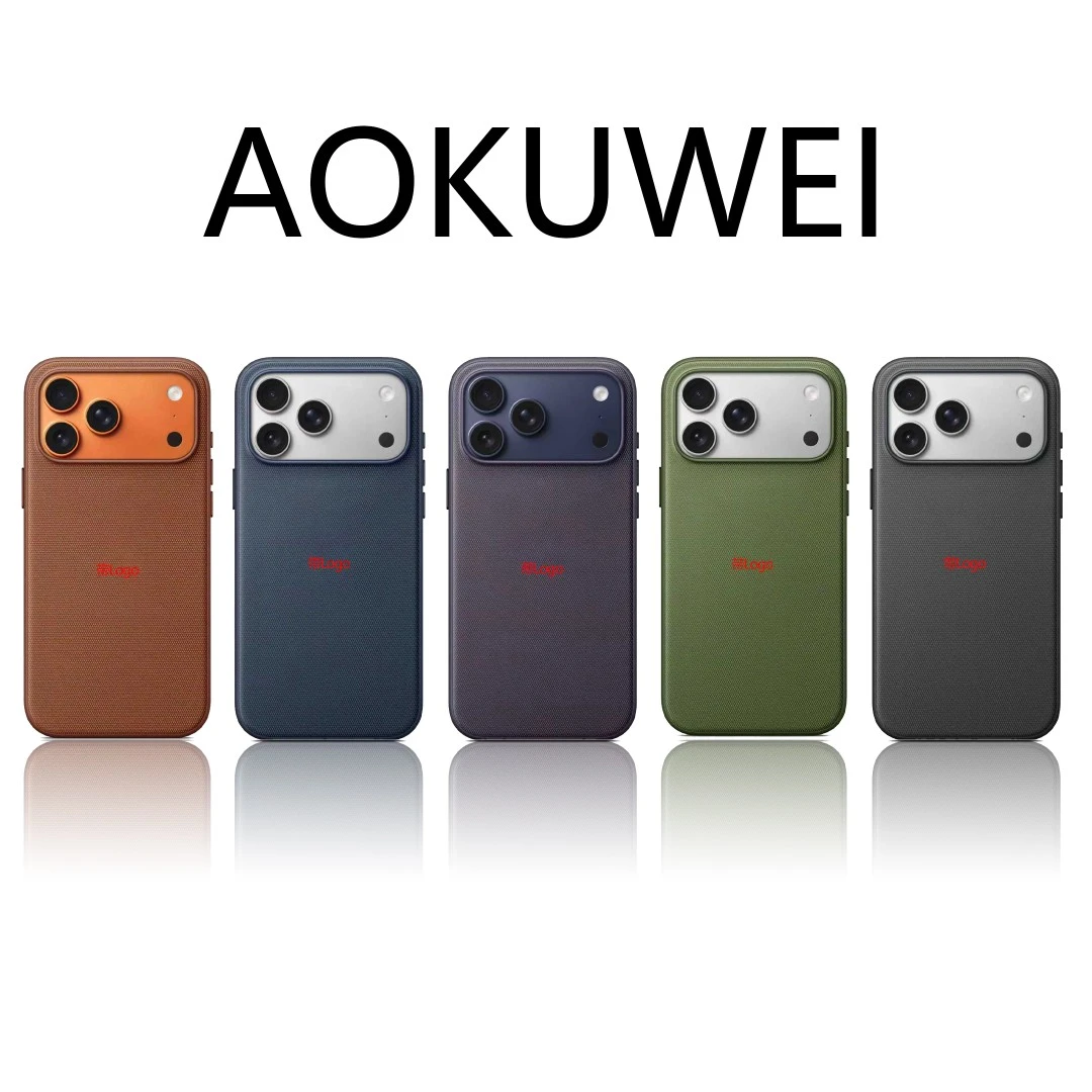 官方同款带拍摄按键科技纹适用苹果17promax手机壳磁吸装壳弹窗