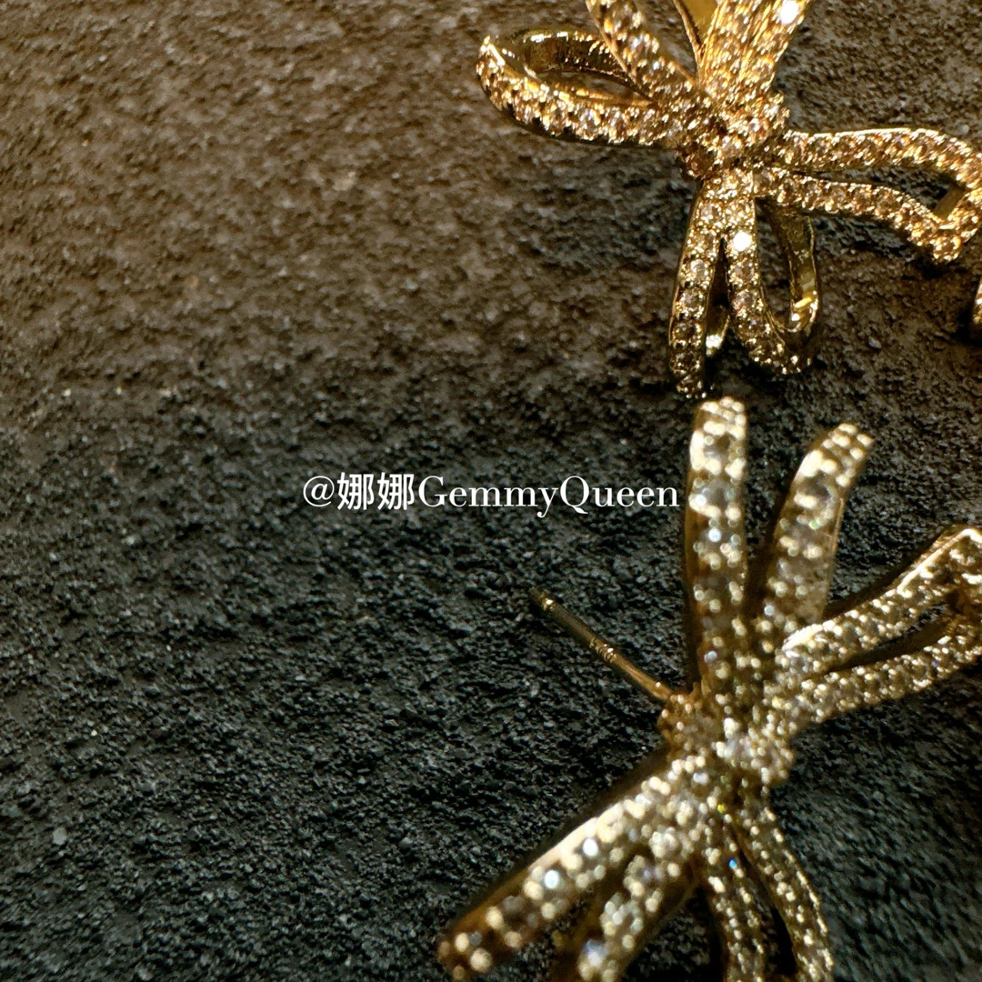 铜合金合成锆石耳饰 娜娜GemmyQueen耳环GQ09716