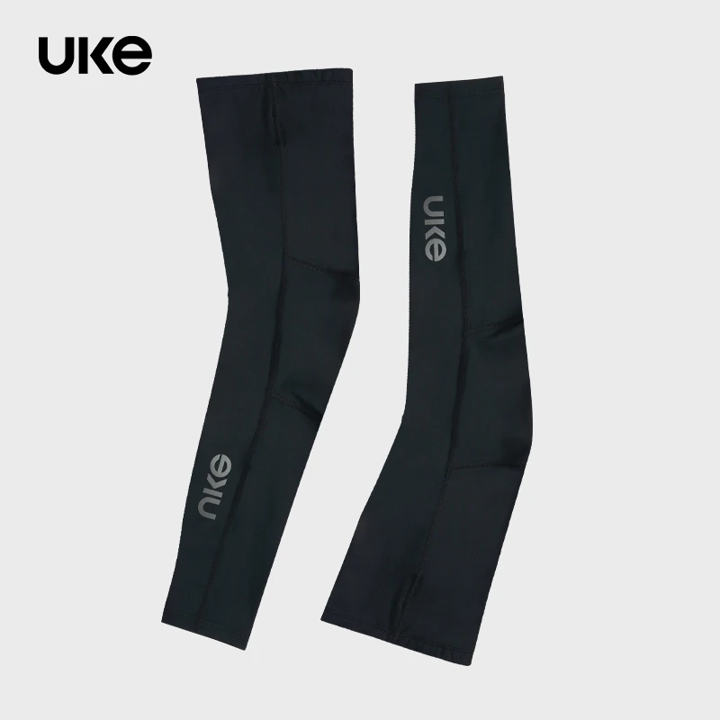 UKE男女自行车骑行腿套户外防晒透气耐磨防滑 山青/云隙（袖套）