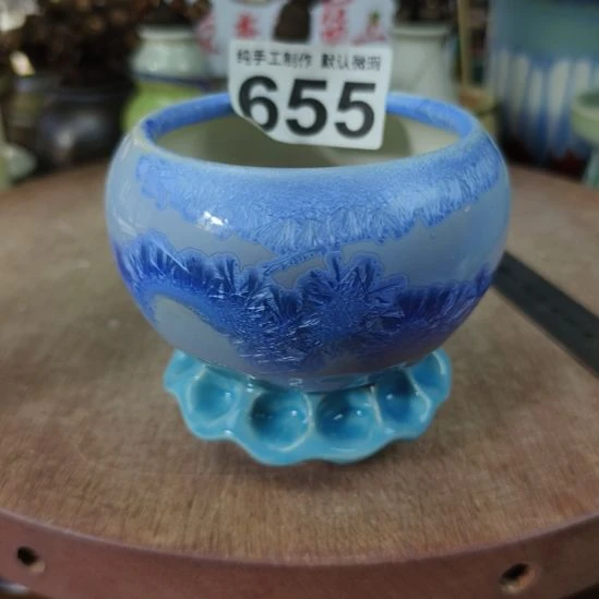 微***笑景德镇手工高温陶瓷:内口8高9.5