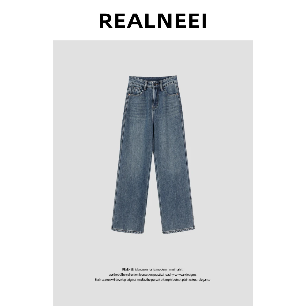 【牛仔计划】“进口棉”高质老钱百搭水洗高密短绒牛仔裤X37031-3-1