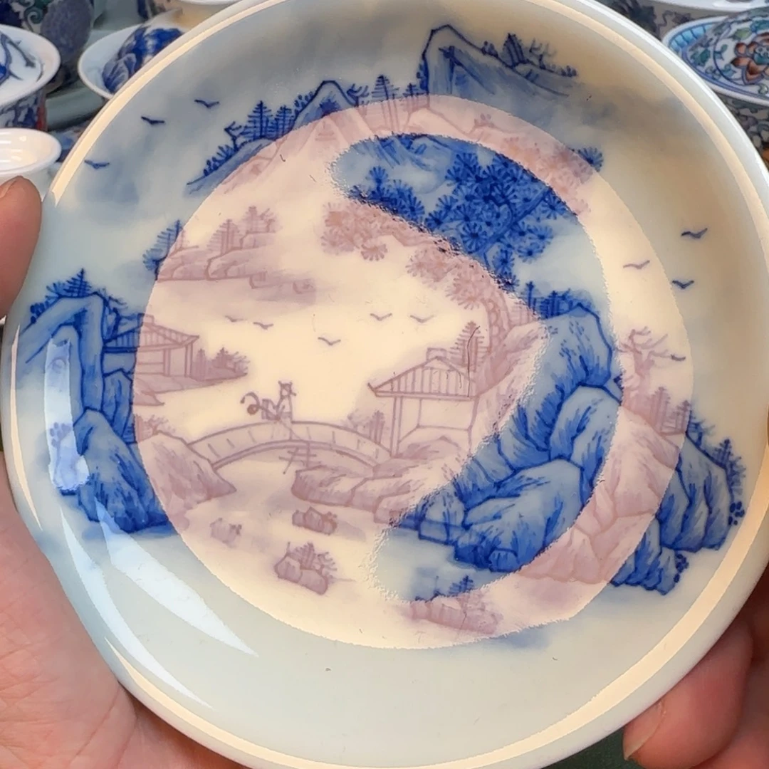 纯手工纯手绘茶具石头225