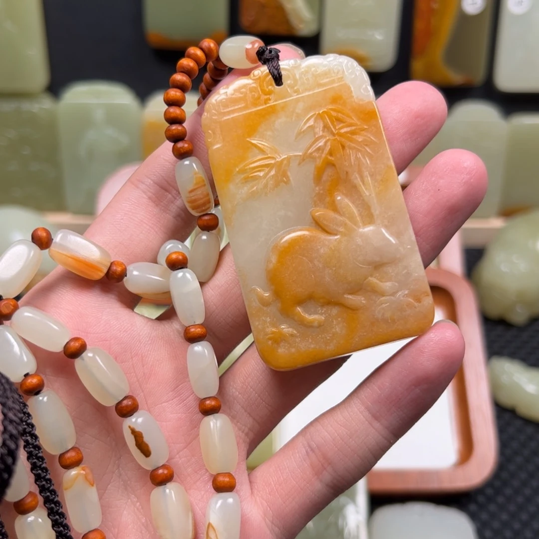 新疆昆仑山料 方解石玉