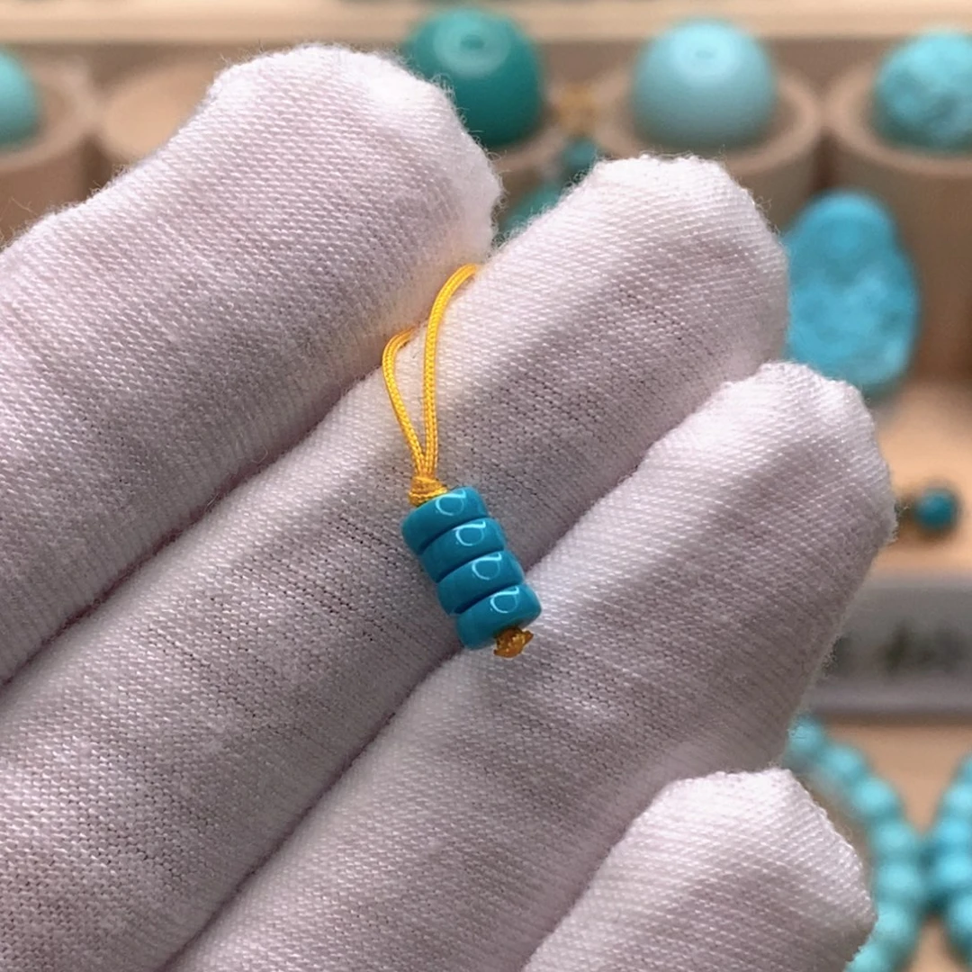 绿松石未镶嵌珠宝奇石4.6mm