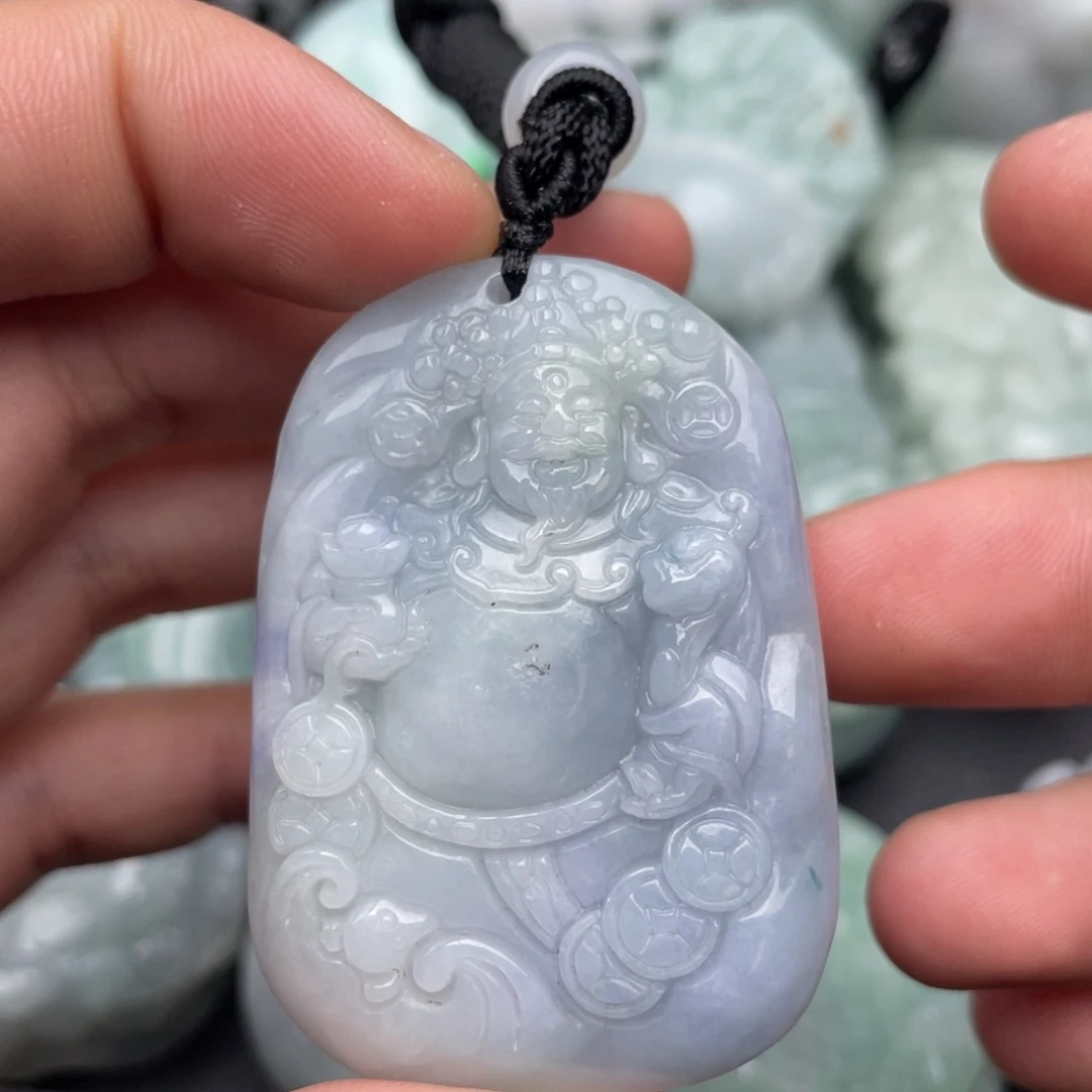翡翠未镶嵌吊坠(不含链)微瑕