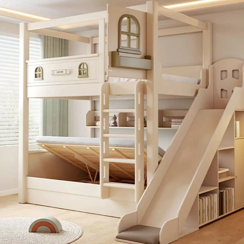 上下床双层床儿童床男孩女孩两层上下铺床公主床树屋床两层高低床