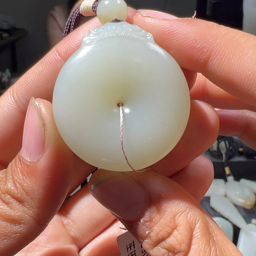 和田玉未镶嵌颈饰小**~