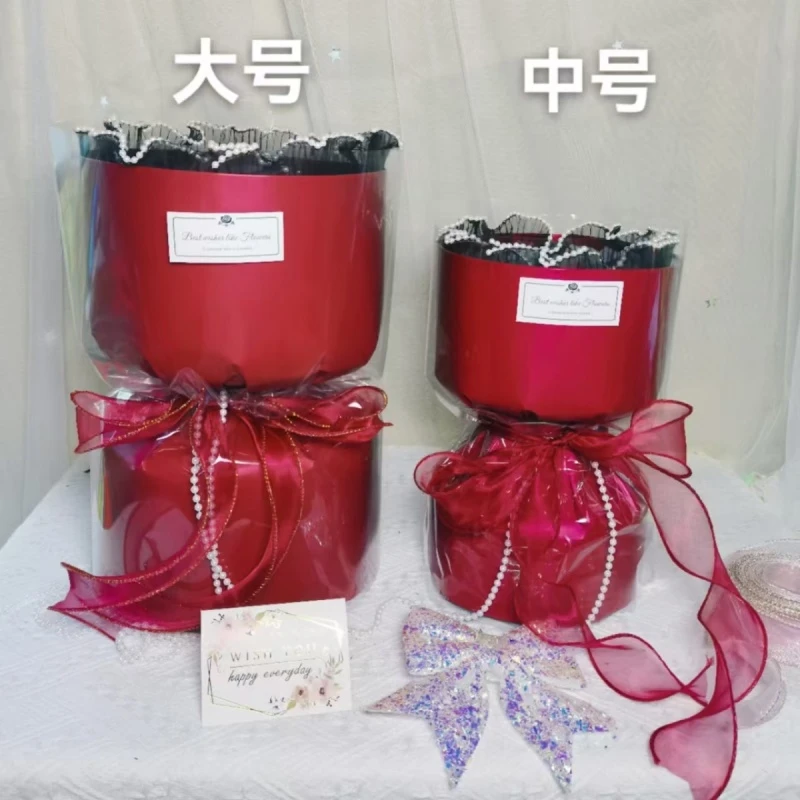 大号小香风花束免包装花壳半成品干鲜花水果零食送女朋友生日礼物