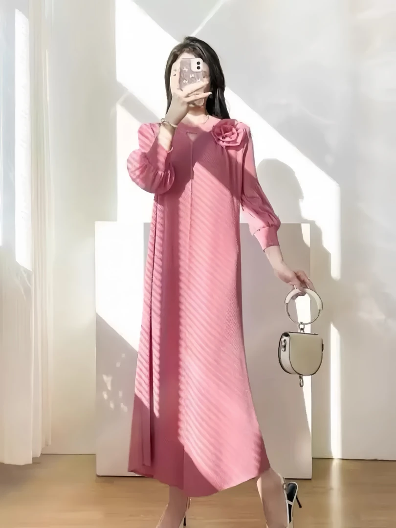 曾有约定服饰091-2025春夏季新款时尚减龄气质裙子