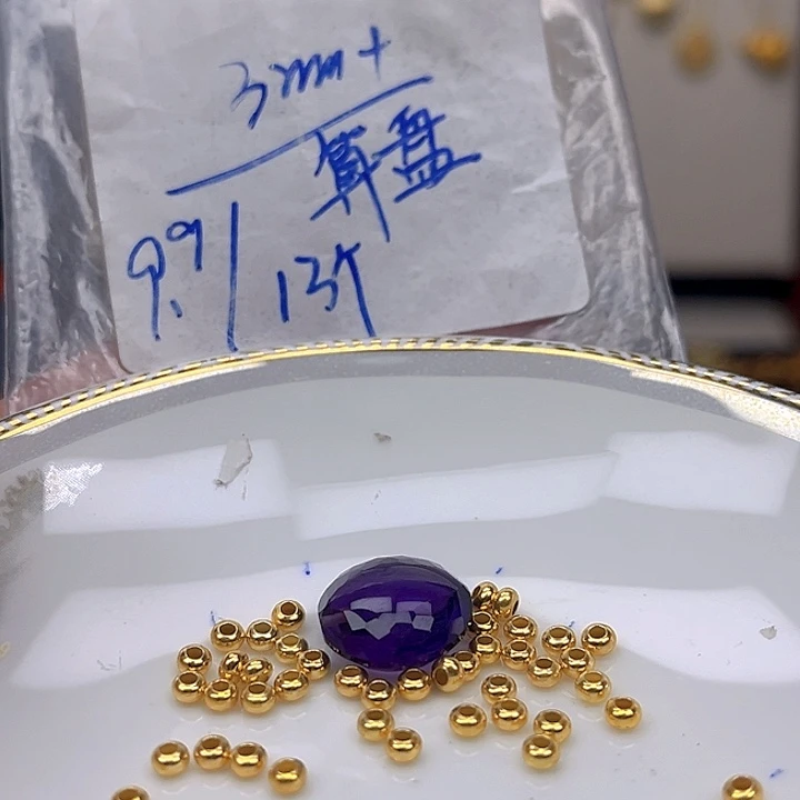 银S925镶嵌颈饰紫晶紫晶925镶嵌73