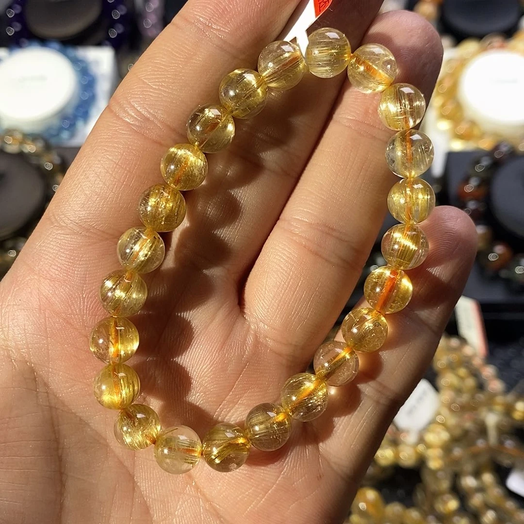 未镶嵌手链水晶金发晶