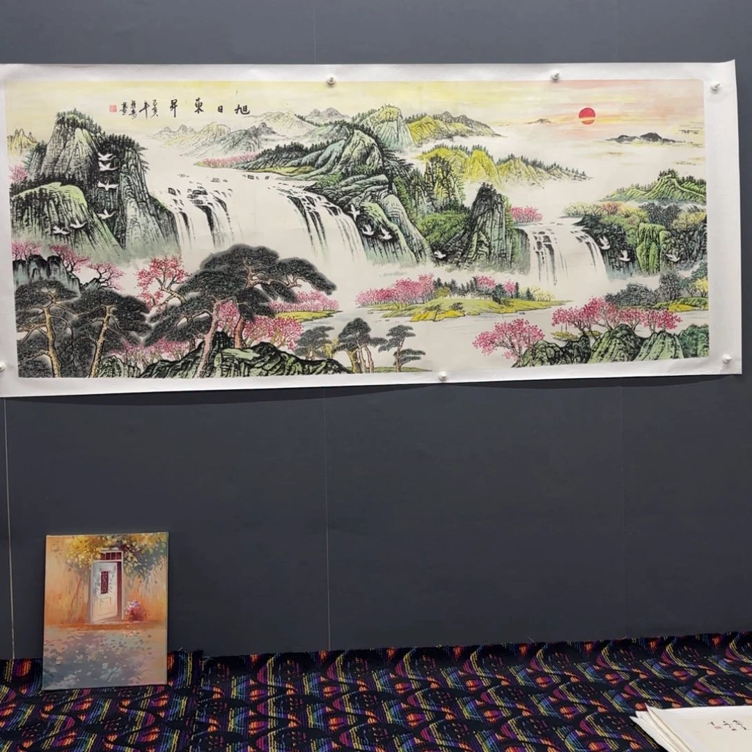 国画绝****ᴸ杨桂森老师山水画婉