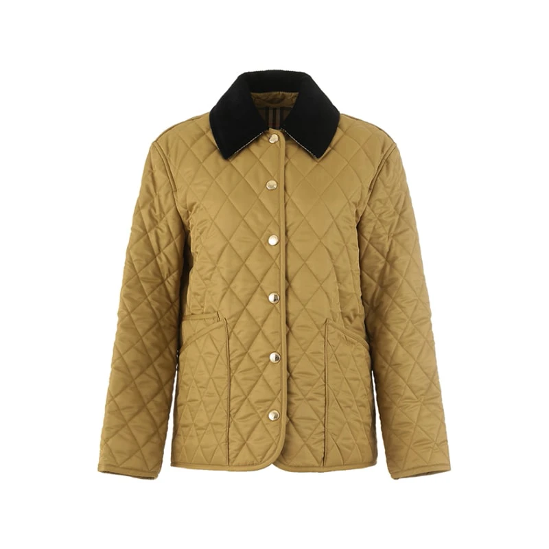 未使用 BURBERRY/博柏利 巴宝莉 女士薄款夹棉夹克外套80782381