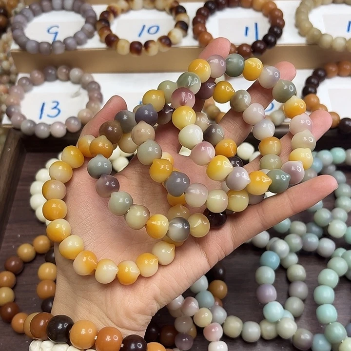 手串菩提根/象牙果卡13猫猫头多宝