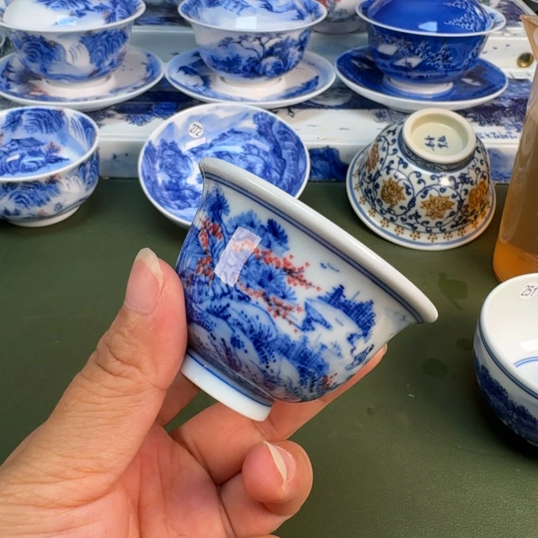 景德镇纯手绘茶具圆圆274