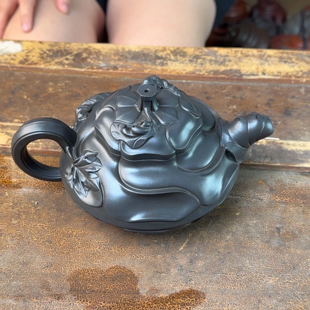 茶壶紫砂半*脸紫砂的艺术