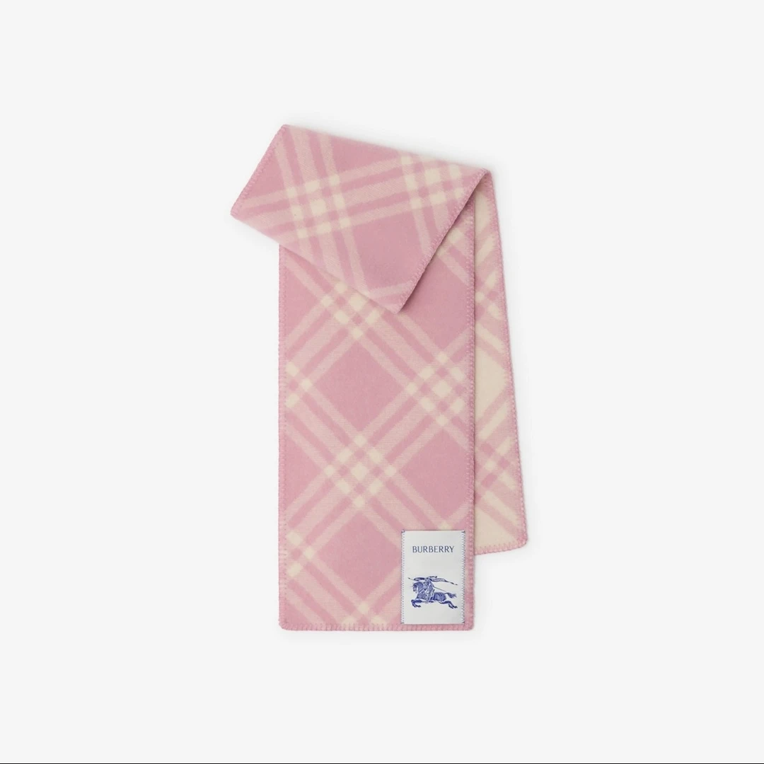 未使用 BURBERRY/博柏利 汤/TP033232/条纹 Logo字母 围巾