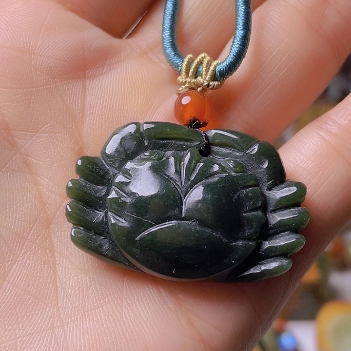 岫岩河磨玉（透闪石质玉）未镶嵌把件