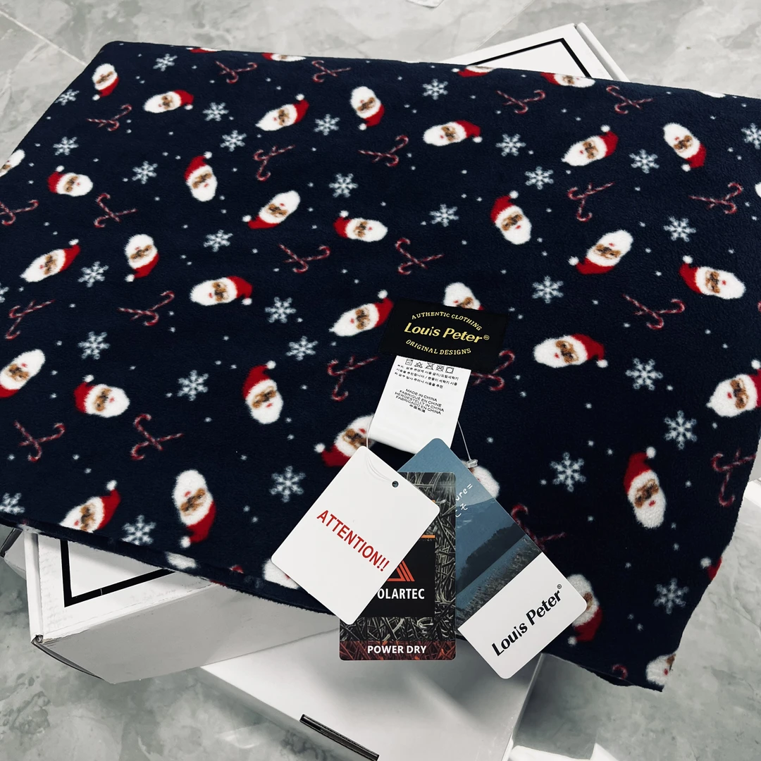 圣诞老人图案休闲毯家用午睡毯多用毯子毛毯 620