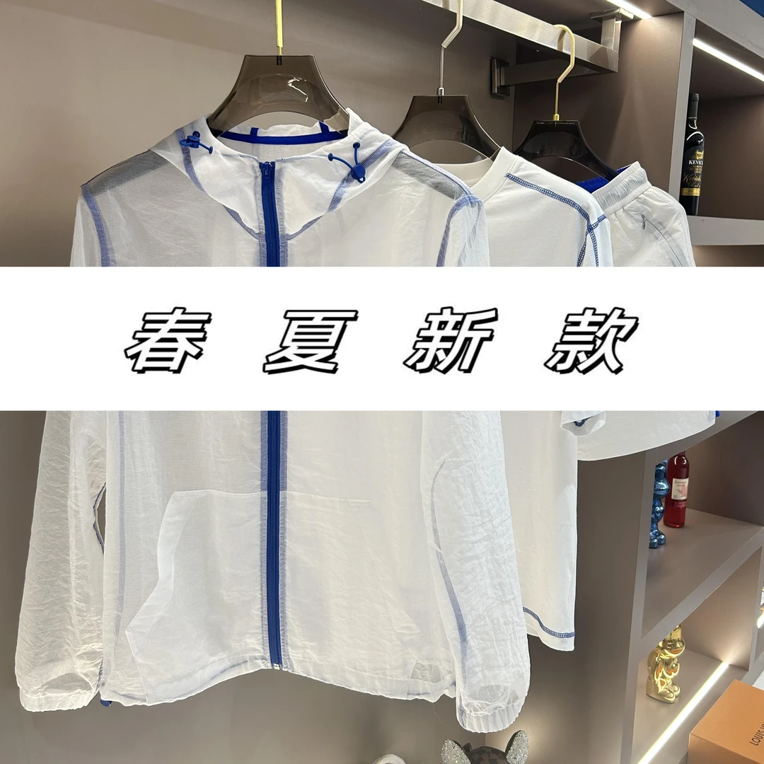 【JL】2025春季新款时尚潮流连帽短袖套装