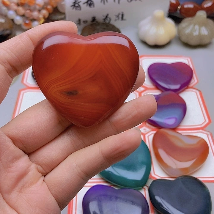 【闪购商品】未镶嵌玛瑙/玉髓珠宝半成品江**色