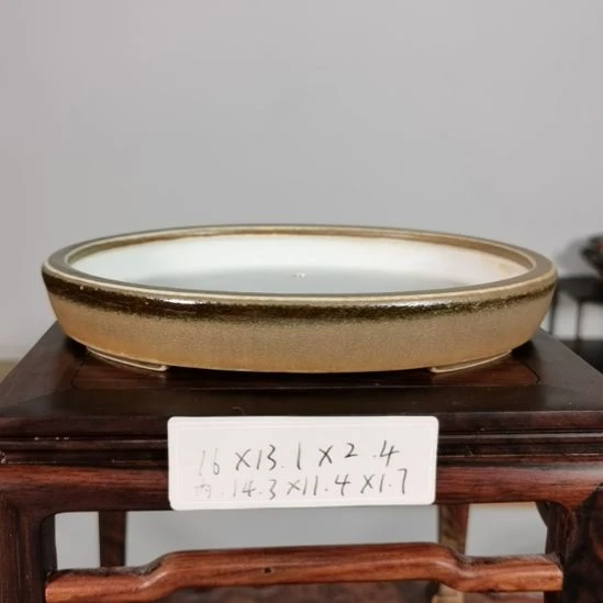 手工手绘釉盆大徳堂