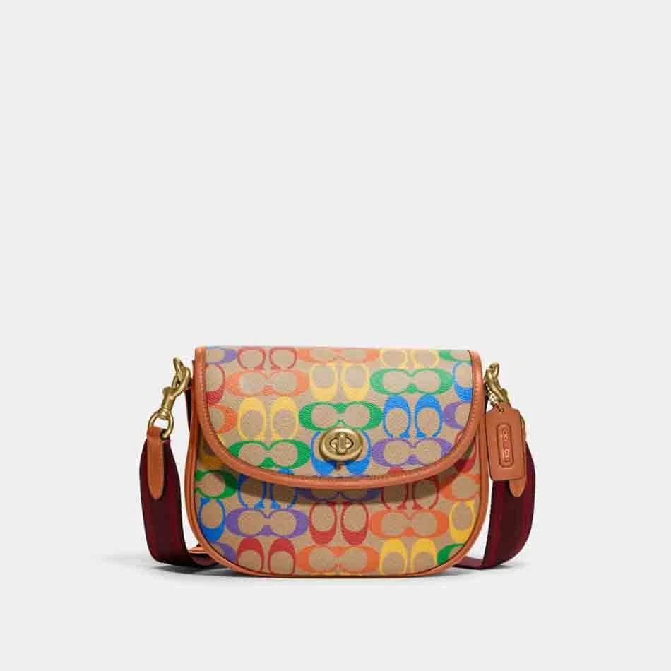 全新未使用 COACH/蔻驰 Willow单肩斜挎包CA101