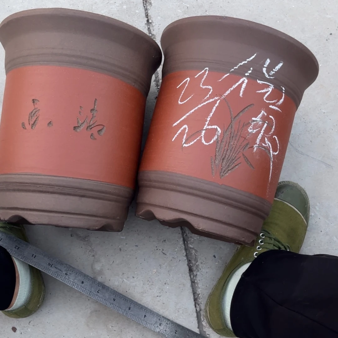 紫砂花瓶紫砂花盆