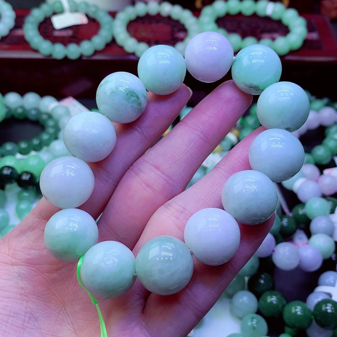 翡翠未镶嵌毛衣链