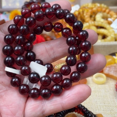 手串琥珀未镶嵌手串