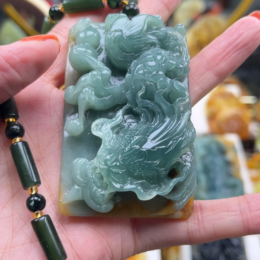 岫玉未镶嵌挂件挂件