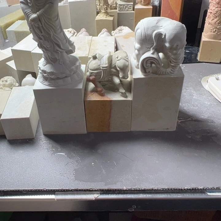 宣***纸印度石新矿印石如图