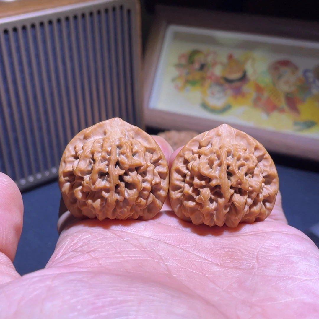 细***森文玩核桃吊坠36宝鸡秦闷