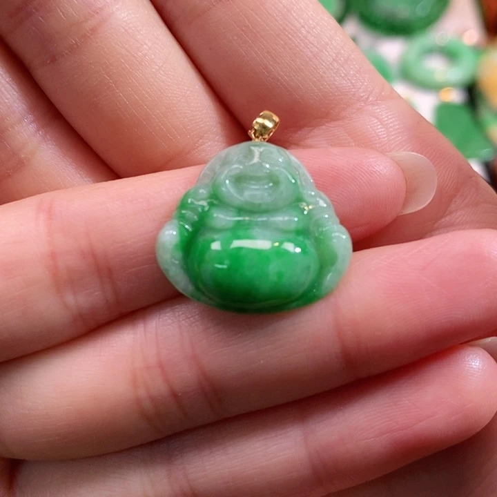颈饰未镶嵌翡翠吊坠