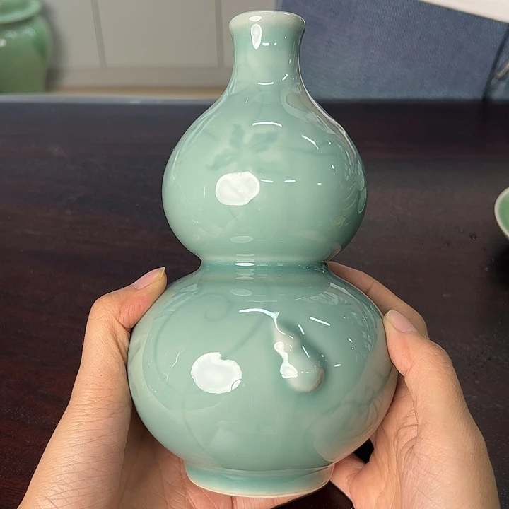 龙泉云间青瓷小米茶器