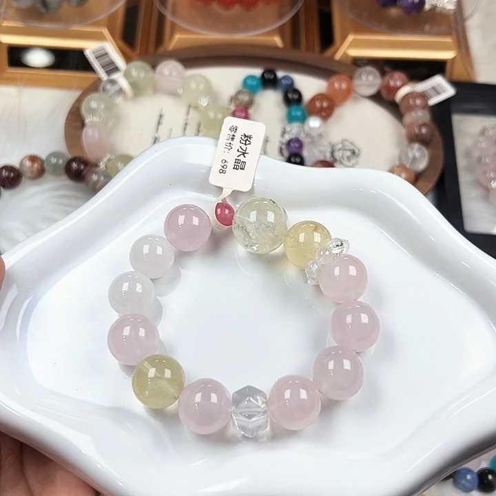 银S925镶嵌珠宝半成品紫晶