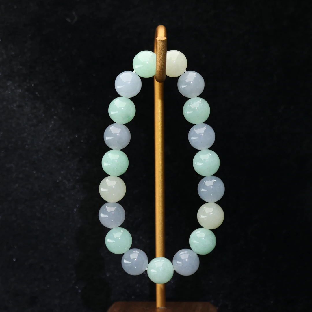 FC54天然缅甸A货多宝色手串/900303/保利厦门拍卖