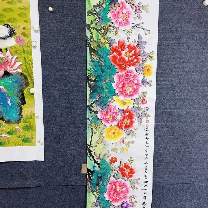 国画国画花鸟画作品