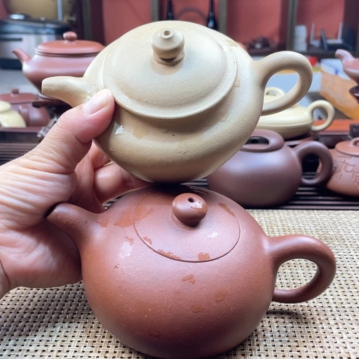 茶壶紫砂厚****息全手工微瑕f lou