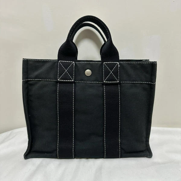 大吉中古/爱马仕Hermes帆布手提包