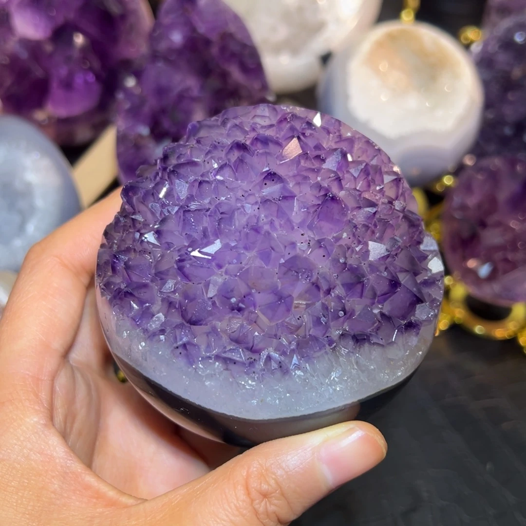 紫晶珠宝半成品未镶嵌18