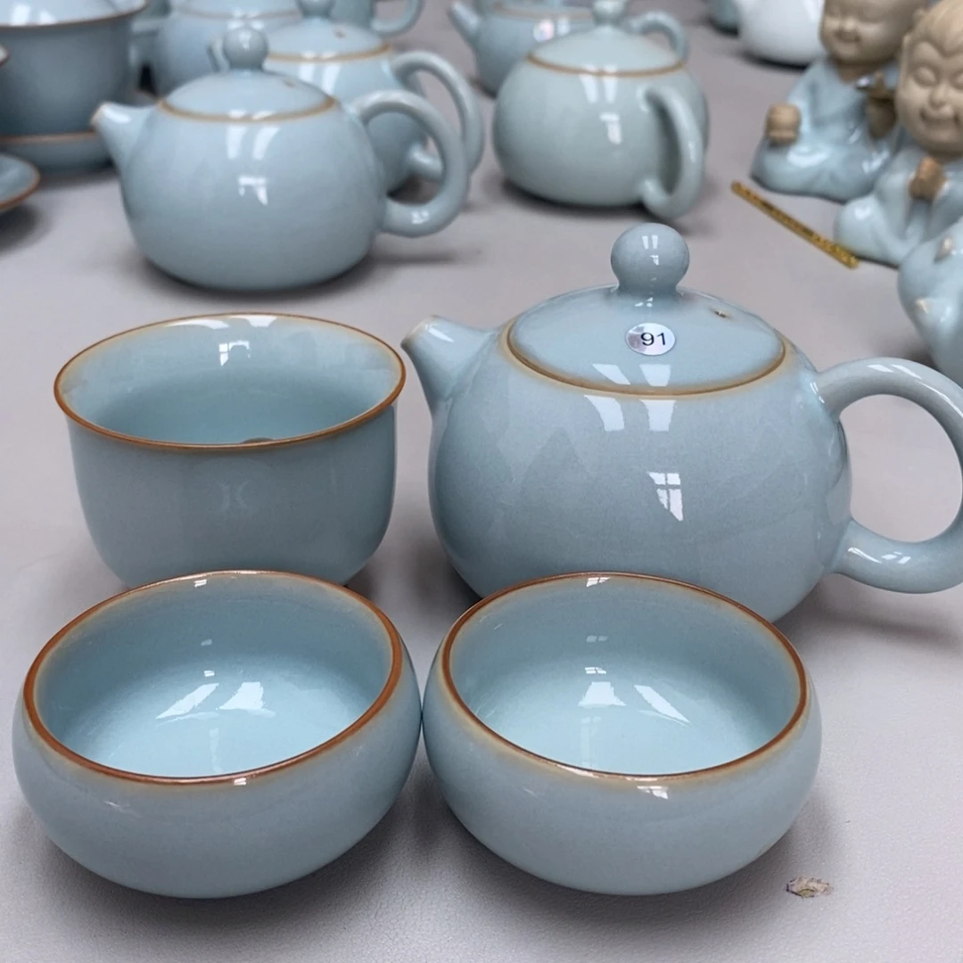 轻**光一对禅定客杯，提梁杯，微瑕西施壶91，无礼盒