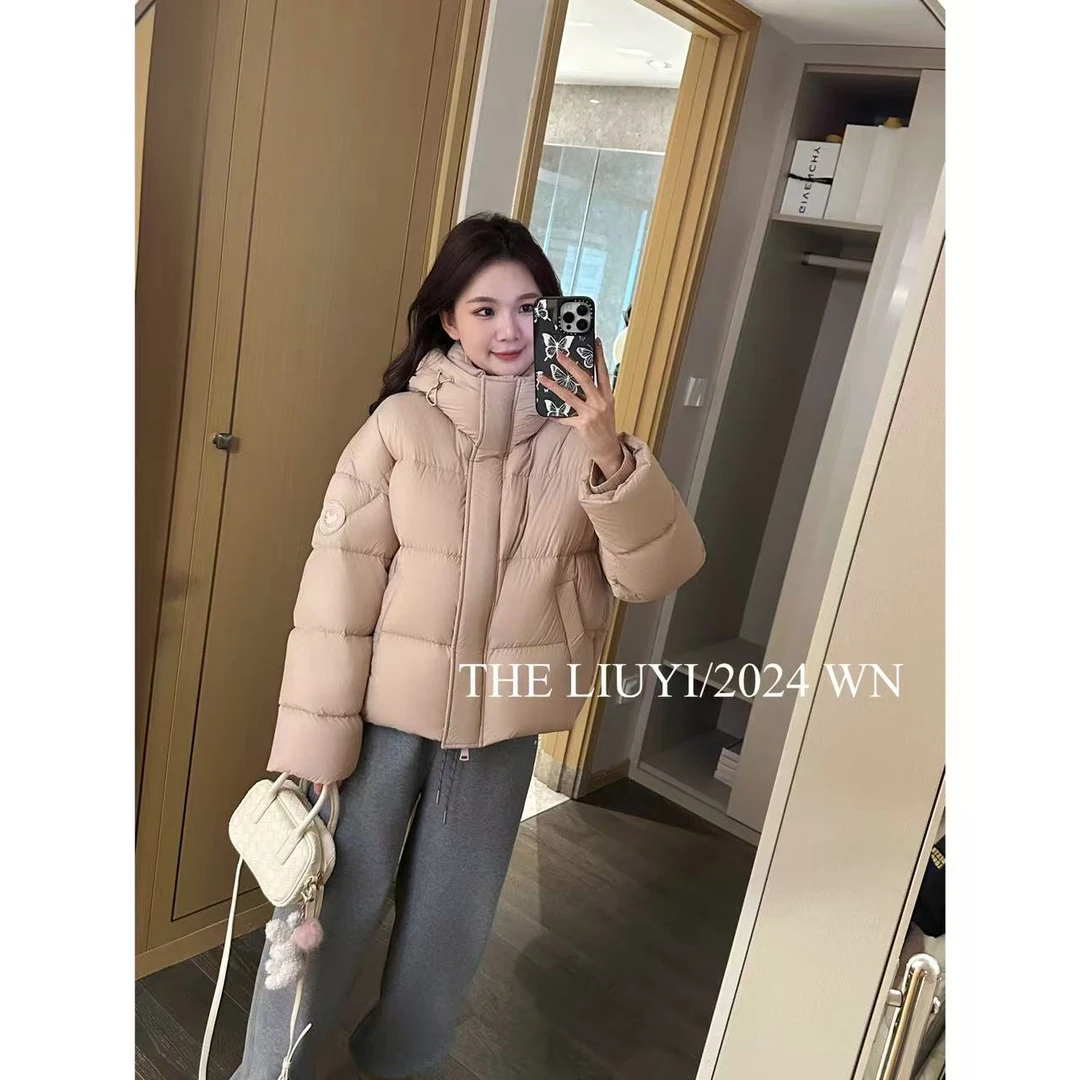 【LIUYI】零压感泡芙～新国标90白鸭绒羽绒服连帽外套412016